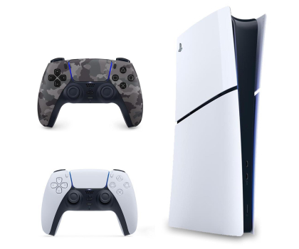 Konsola PS5 Sony PlayStation 5 Slim Digital + DualSense Grey Cammo